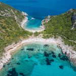 plaża Porto Timoni na Korfu, Grecja