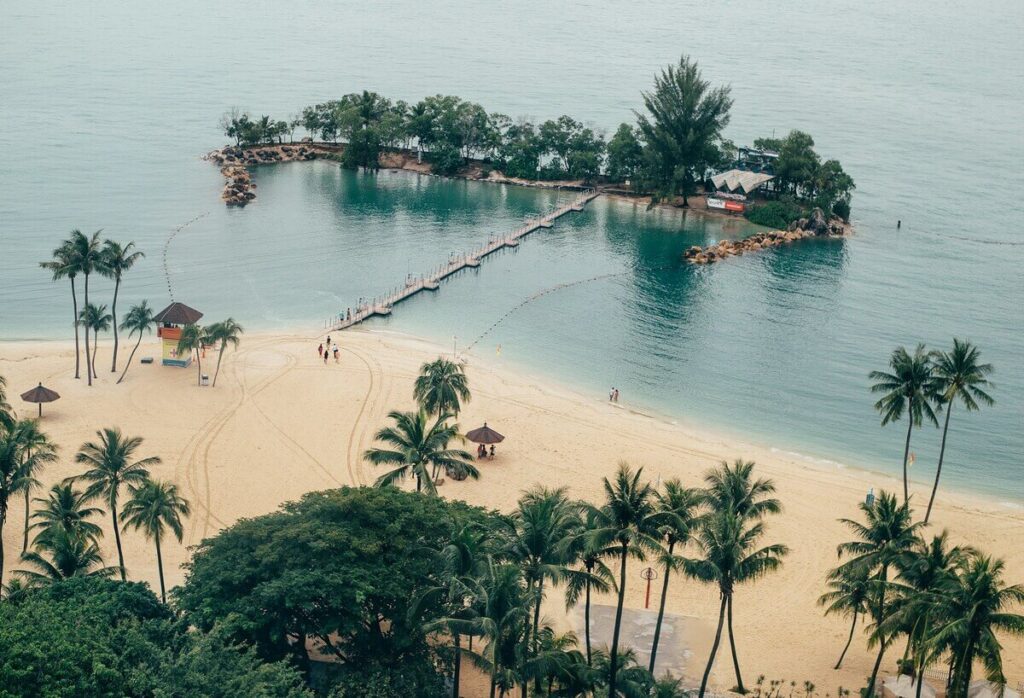 singapur przyroda sentosa