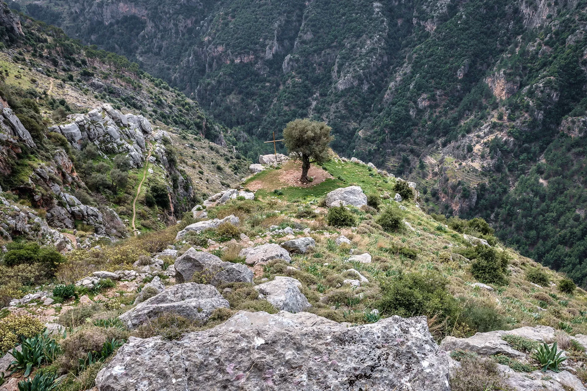 Dolina Kadisz w jedno z dzikszych miejsc Libanu