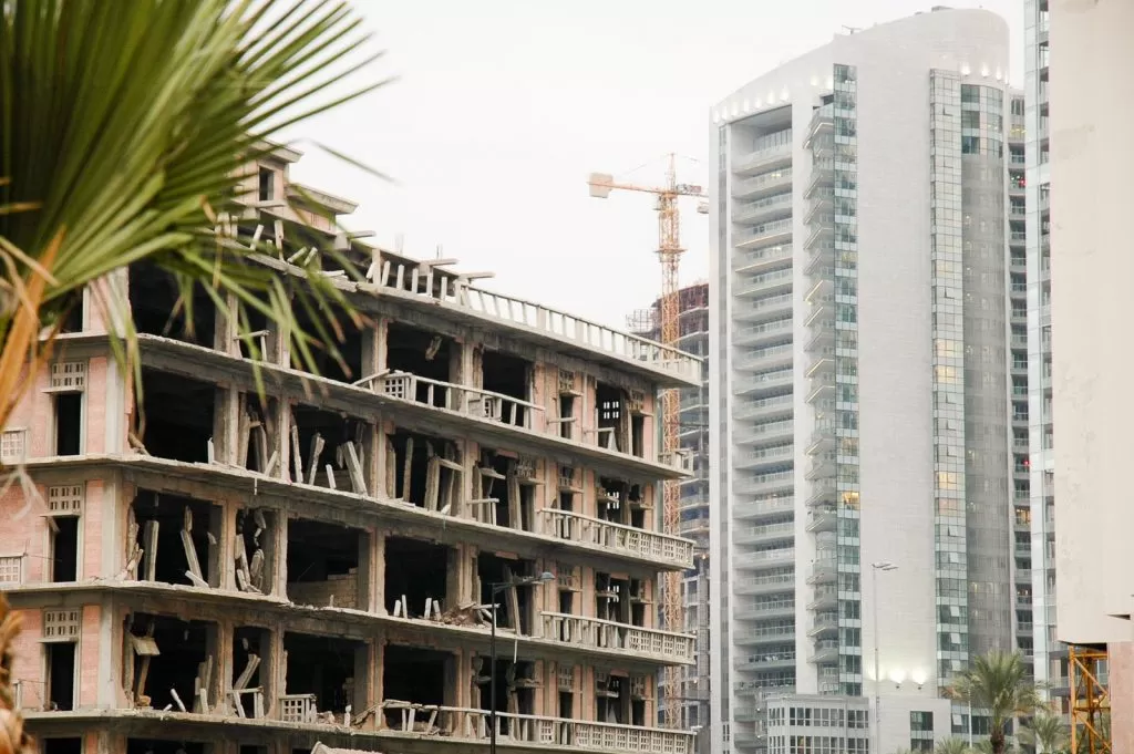 BEJRUT - ZNISZCZENIA - WYBUCH