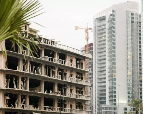 BEJRUT - ZNISZCZENIA - WYBUCH