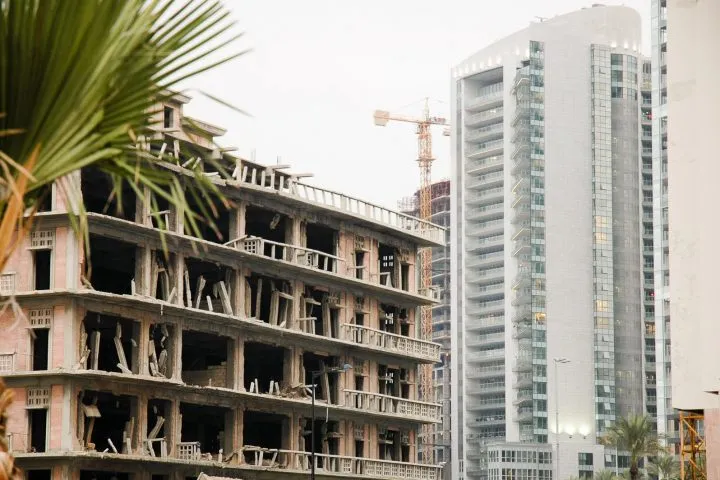 BEJRUT - ZNISZCZENIA - WYBUCH