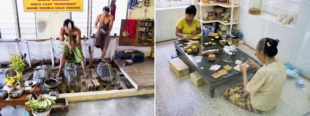 Warsztat W Birmie Zlote Liscie