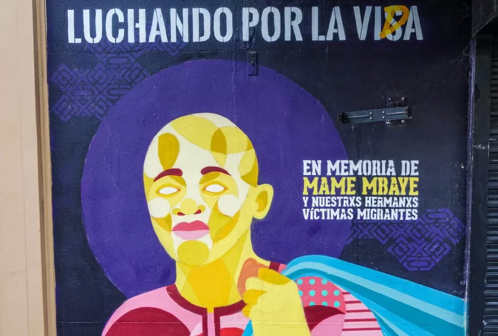 Mural Pamieci Mame Mbaye