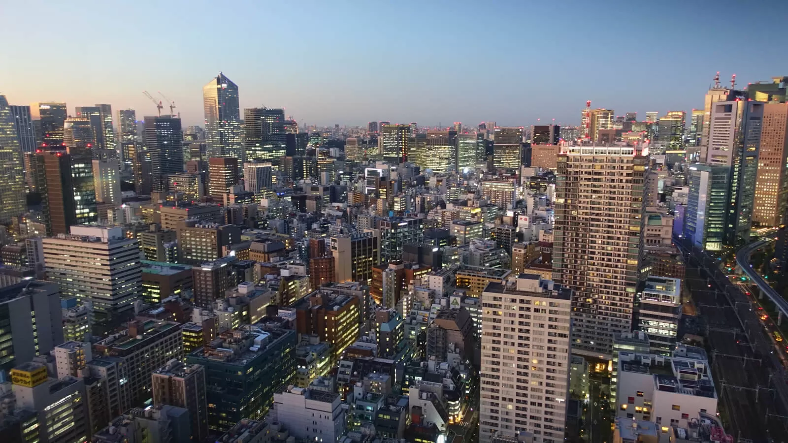 drapacze chmur w Tokio, Japonia