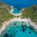 plaża Porto Timoni na Korfu, Grecja