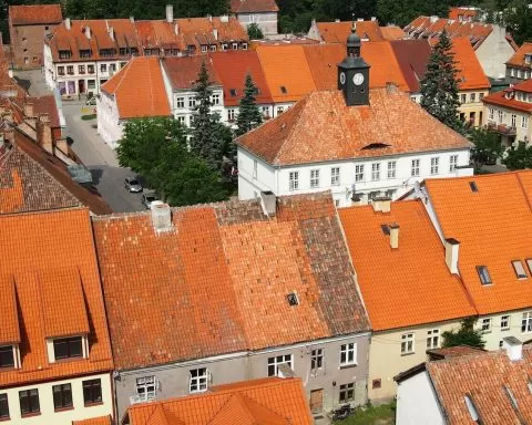 reszel widziany z góry