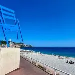 nicea niebieskie krzesła